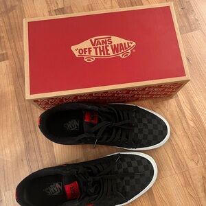 Vans Black and White Classic Sneakers